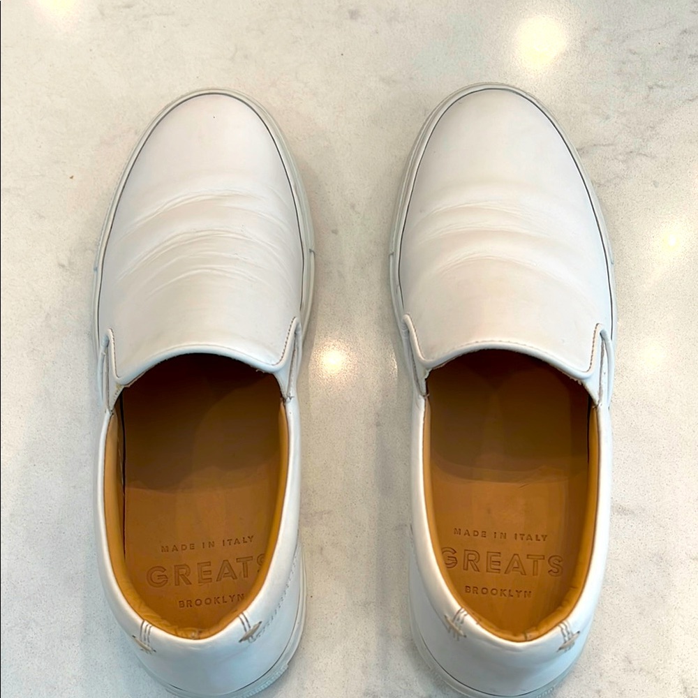 Greats Women’s Classic White Loafers